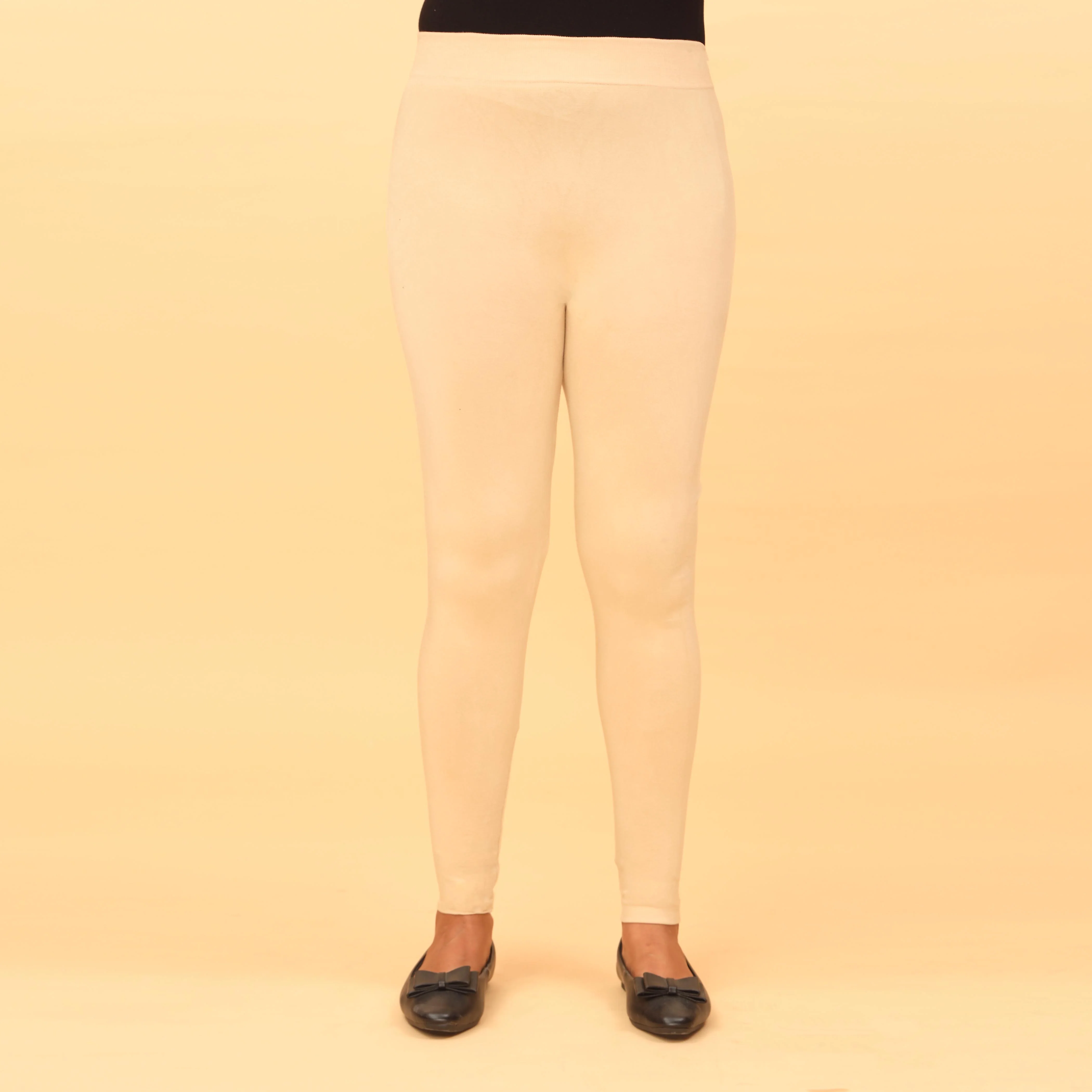 Khaki Color Plain Tights PN2060 - Image 3