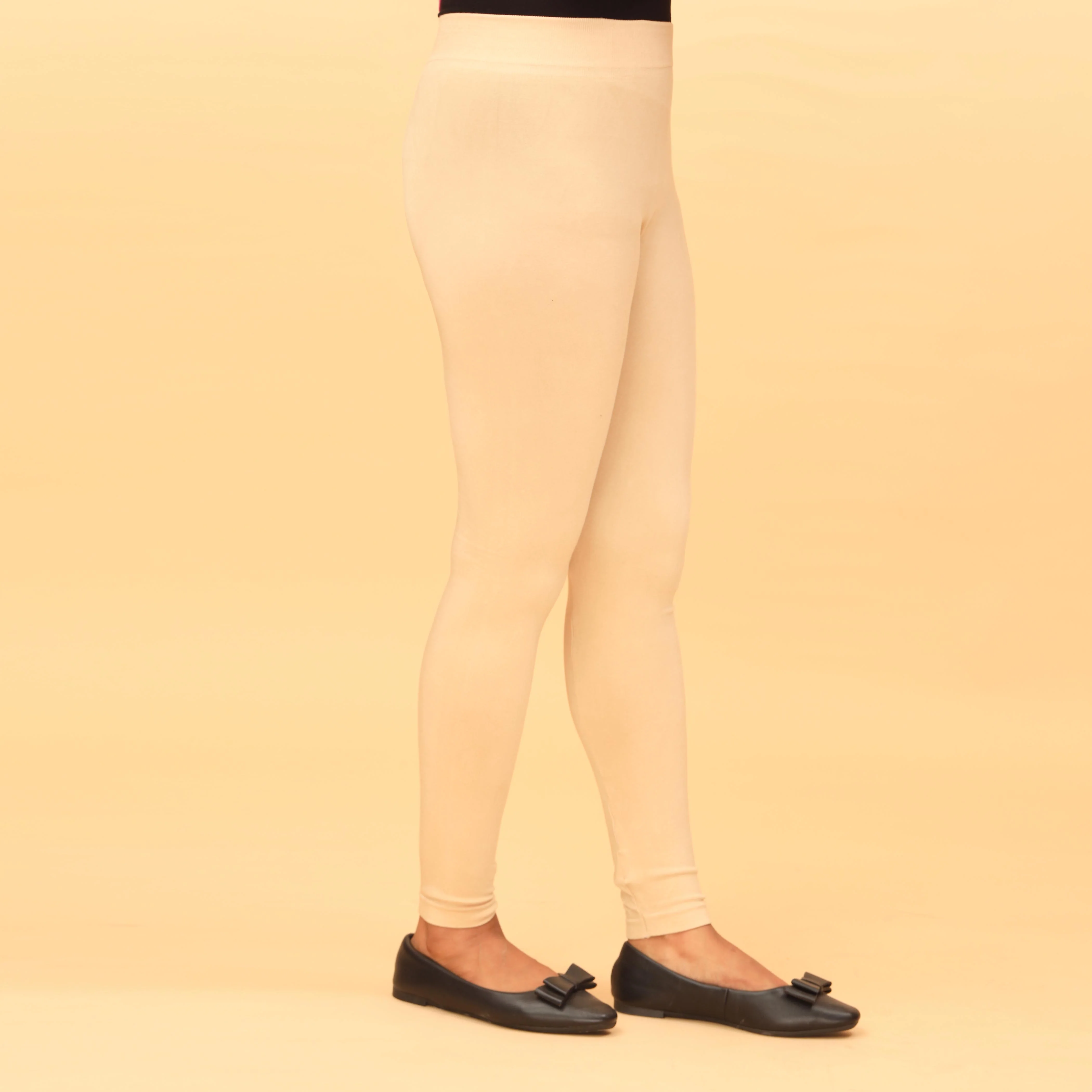 Khaki Color Plain Tights PN2060 - Image 4