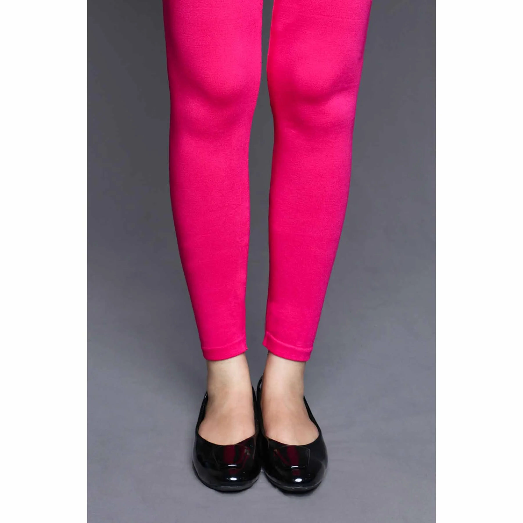 Pink Color Plain Tights PN2060 - Image 3
