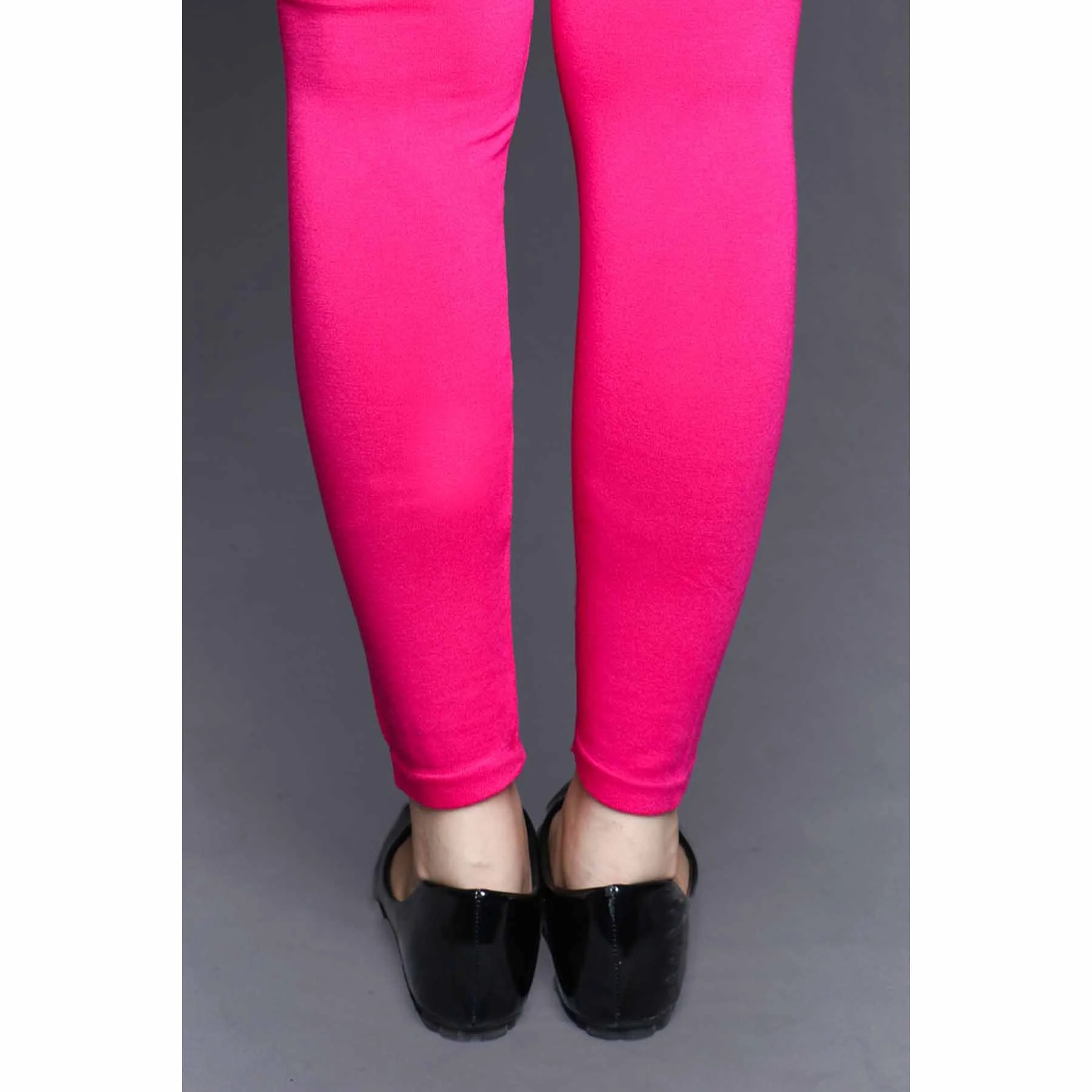 Pink Color Plain Tights PN2060 - Image 4